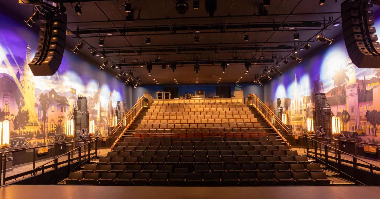 View from The Nimoy stage of the audience seats