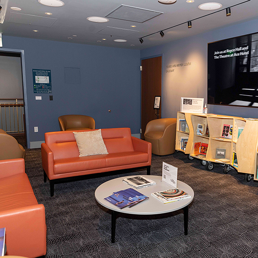 Upper lobby image at The Nimoy Theater