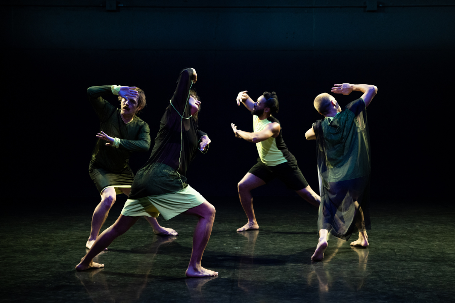 Dancers perform in Miguel Gutierrez's 'Super Nothing'