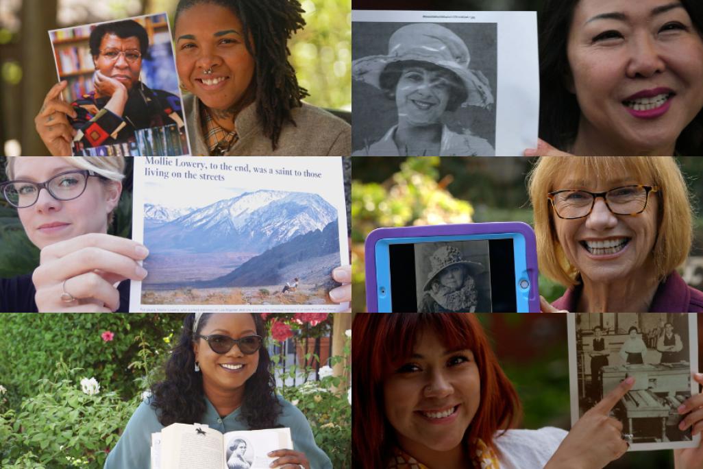 Storytellers taking part of the Look What She Did! Festival