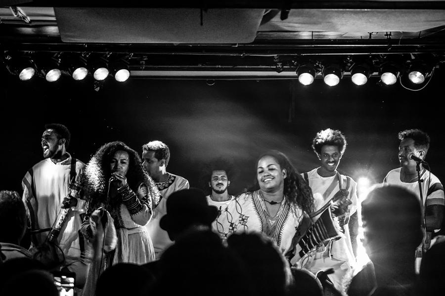 Ethiocolor performs on stage