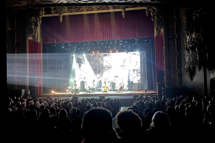 audience enjoying CAP UCLA 2023 DakhaBrakha Performance at The Theatre at Ace Hotel