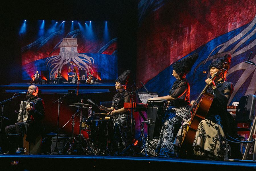 DakhaBrakha performing at the Ace